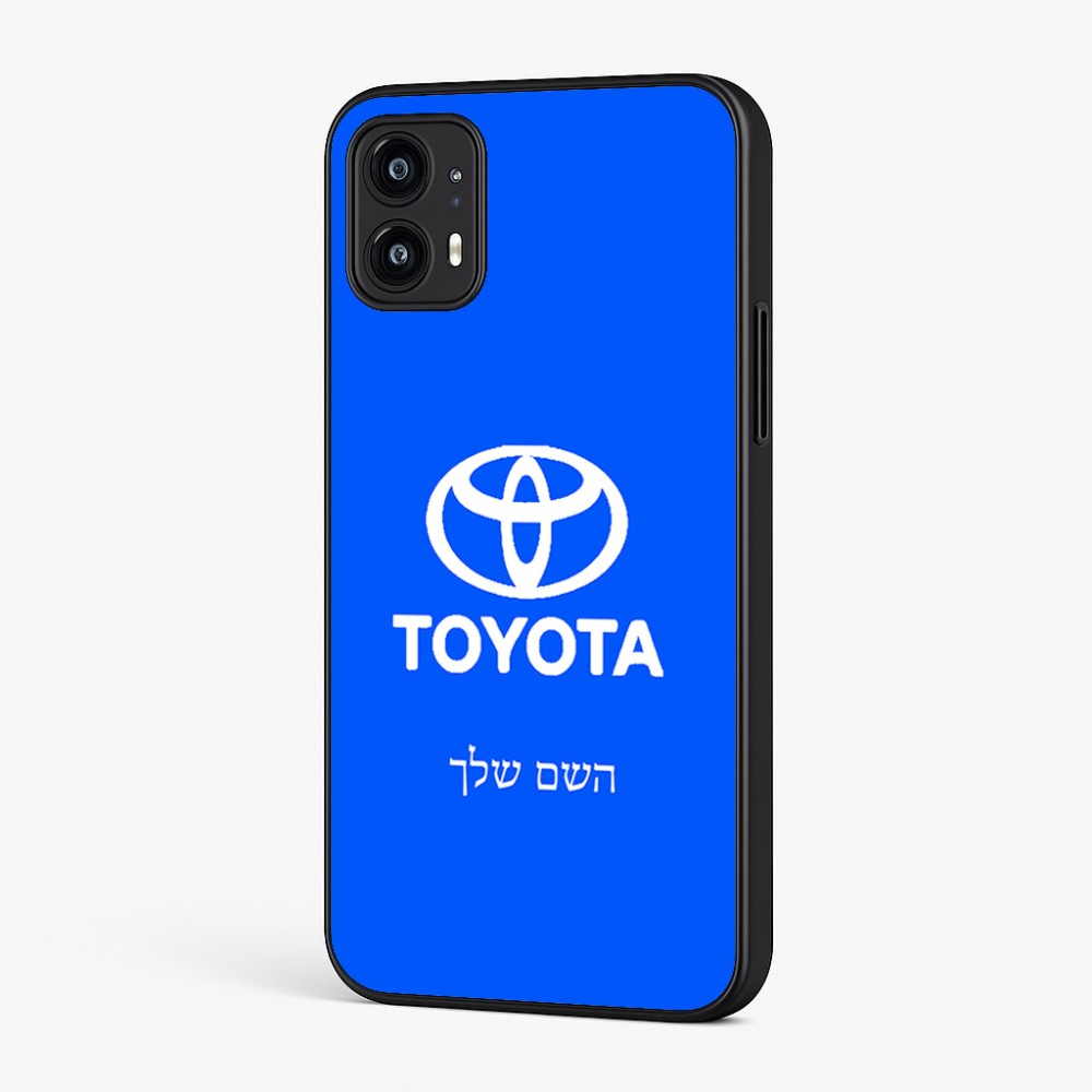כיסוי בעיצוב אישי עם השם שלך לדגם - Motorola Moto G45 5G בעיצוב טויוטה