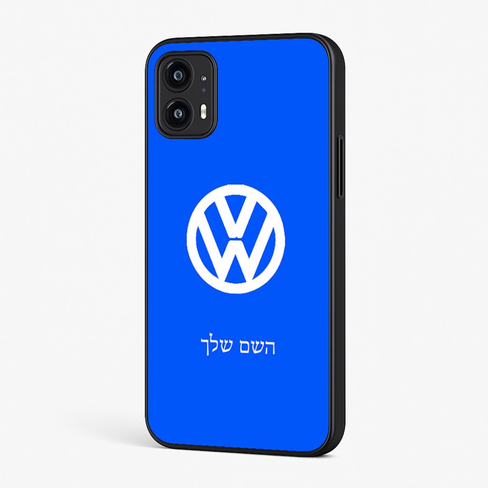 כיסוי בעיצוב אישי עם השם שלך לדגם - Motorola Moto G45 5G בעיצוב פולקסווגן