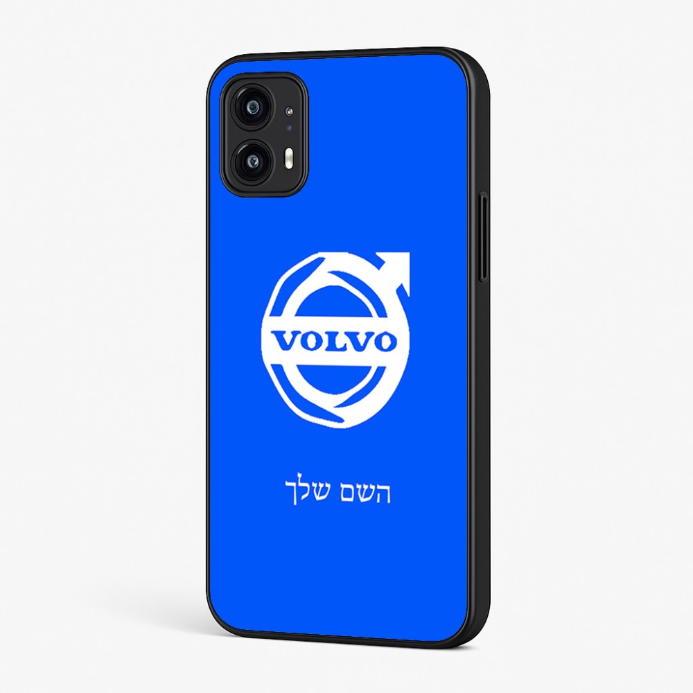 כיסוי בעיצוב אישי עם השם שלך לדגם - Motorola Moto G45 5G בעיצוב וולוו