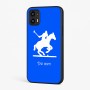 כיסוי בעיצוב אישי עם השם שלך לדגם - Motorola Moto G45 5G בעיצוב שחקן פולו - סוס
