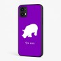 כיסוי בעיצוב אישי עם השם שלך לדגם - Motorola Moto G45 5G בעיצוב קרנף