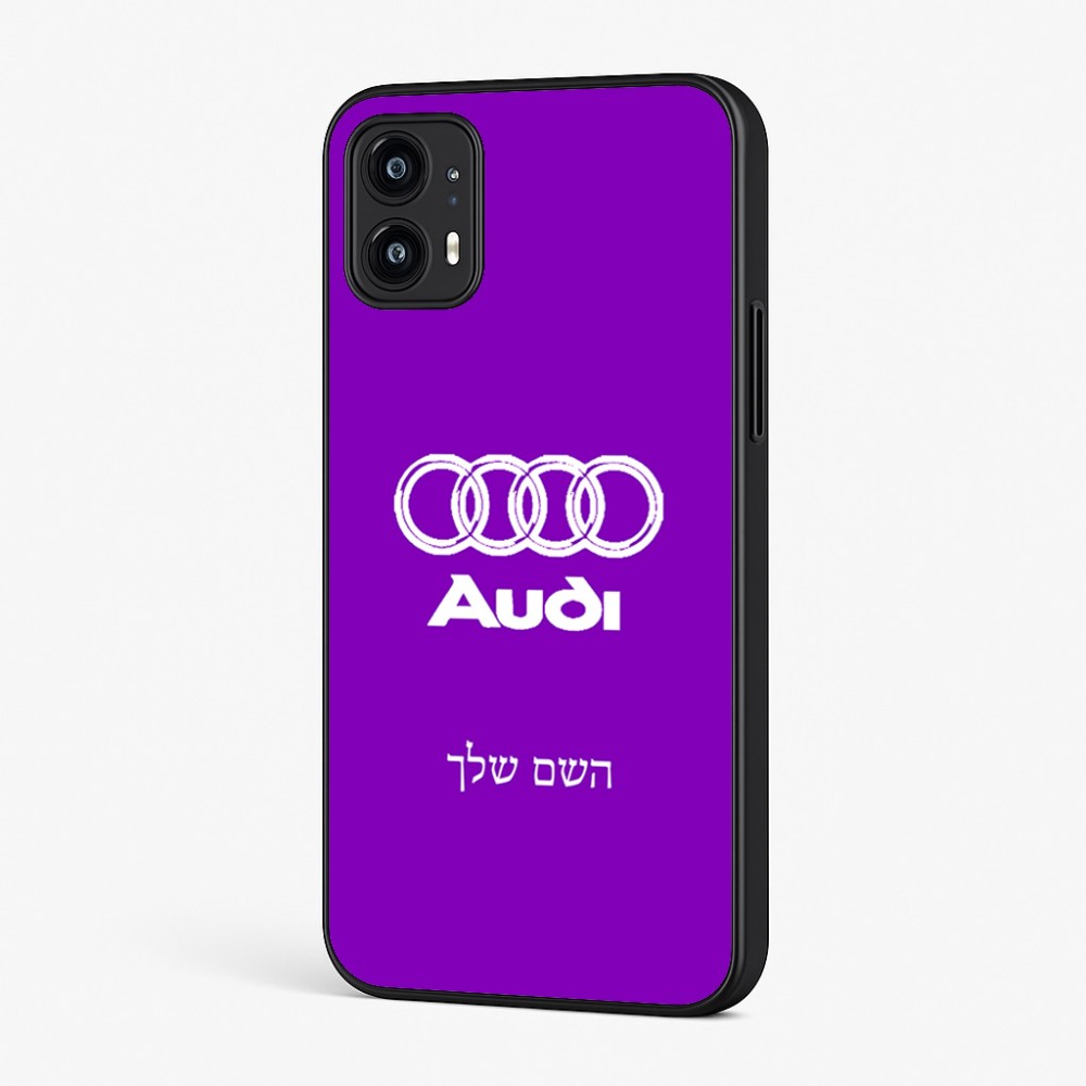 כיסוי בעיצוב אישי עם השם שלך לדגם - Motorola Moto G45 5G בעיצוב אאודי