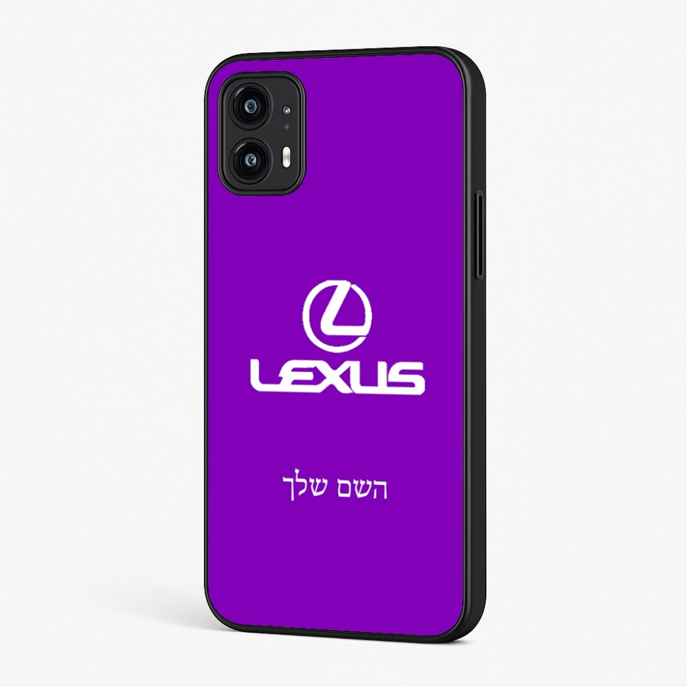 כיסוי בעיצוב אישי עם השם שלך לדגם - Motorola Moto G45 5G בעיצוב לקסוס