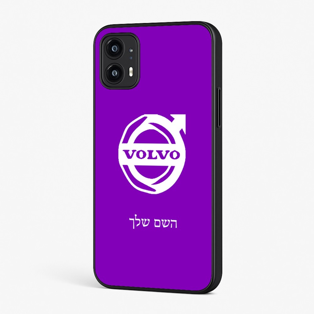 כיסוי בעיצוב אישי עם השם שלך לדגם - Motorola Moto G45 5G בעיצוב וולוו