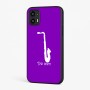 כיסוי בעיצוב אישי עם השם שלך לדגם - Motorola Moto G45 5G בעיצוב סקסופון