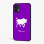 כיסוי בעיצוב אישי עם השם שלך לדגם - Motorola Moto G45 5G בעיצוב מזלות - שור