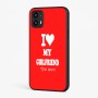 כיסוי בעיצוב אישי עם השם שלך לדגם - Motorola Moto G45 5G בעיצוב אוהב את החברה שלי
