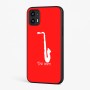 כיסוי בעיצוב אישי עם השם שלך לדגם - Motorola Moto G45 5G בעיצוב סקסופון