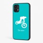 כיסוי בעיצוב אישי עם השם שלך לדגם - Motorola Moto G45 5G בעיצוב רוכב אופניים