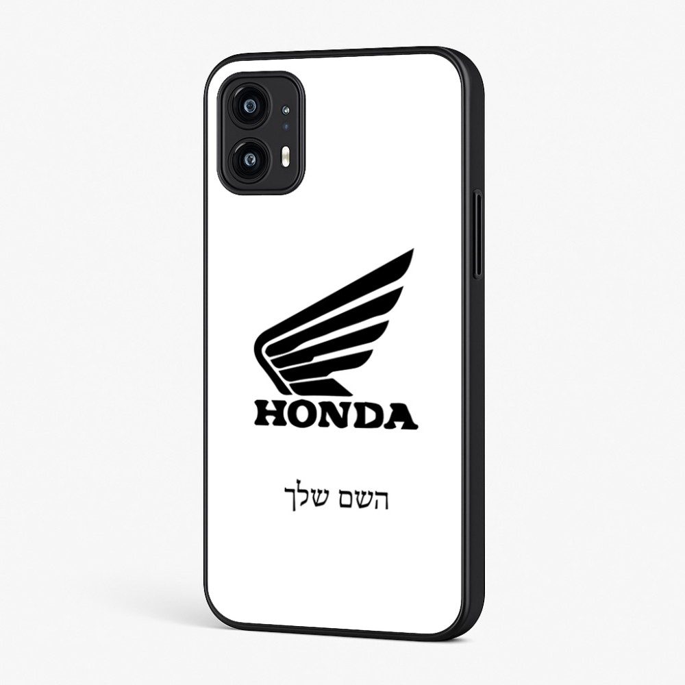 כיסוי בעיצוב אישי עם השם שלך לדגם - Motorola Moto G45 5G בעיצוב הונדה