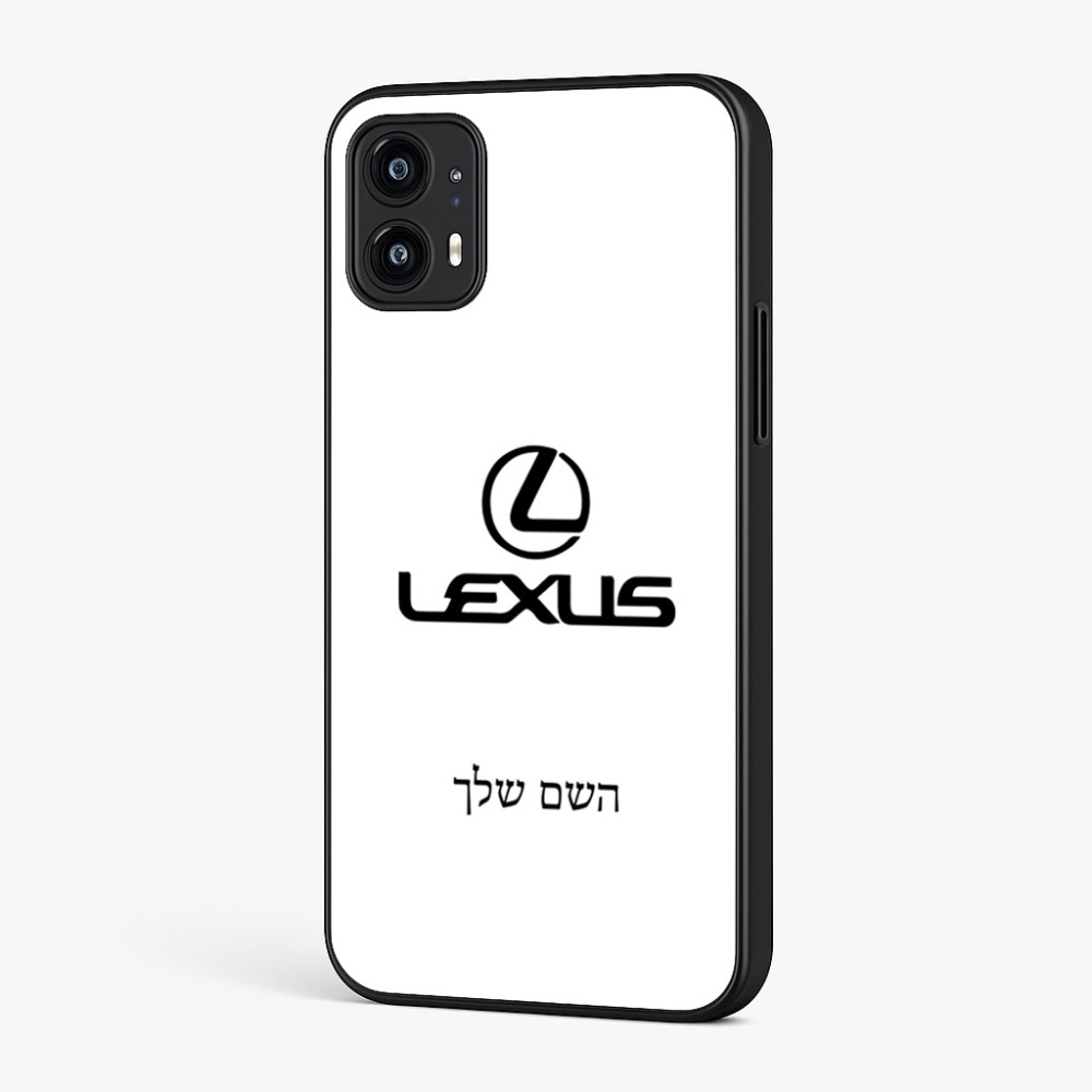 כיסוי בעיצוב אישי עם השם שלך לדגם - Motorola Moto G45 5G בעיצוב לקסוס