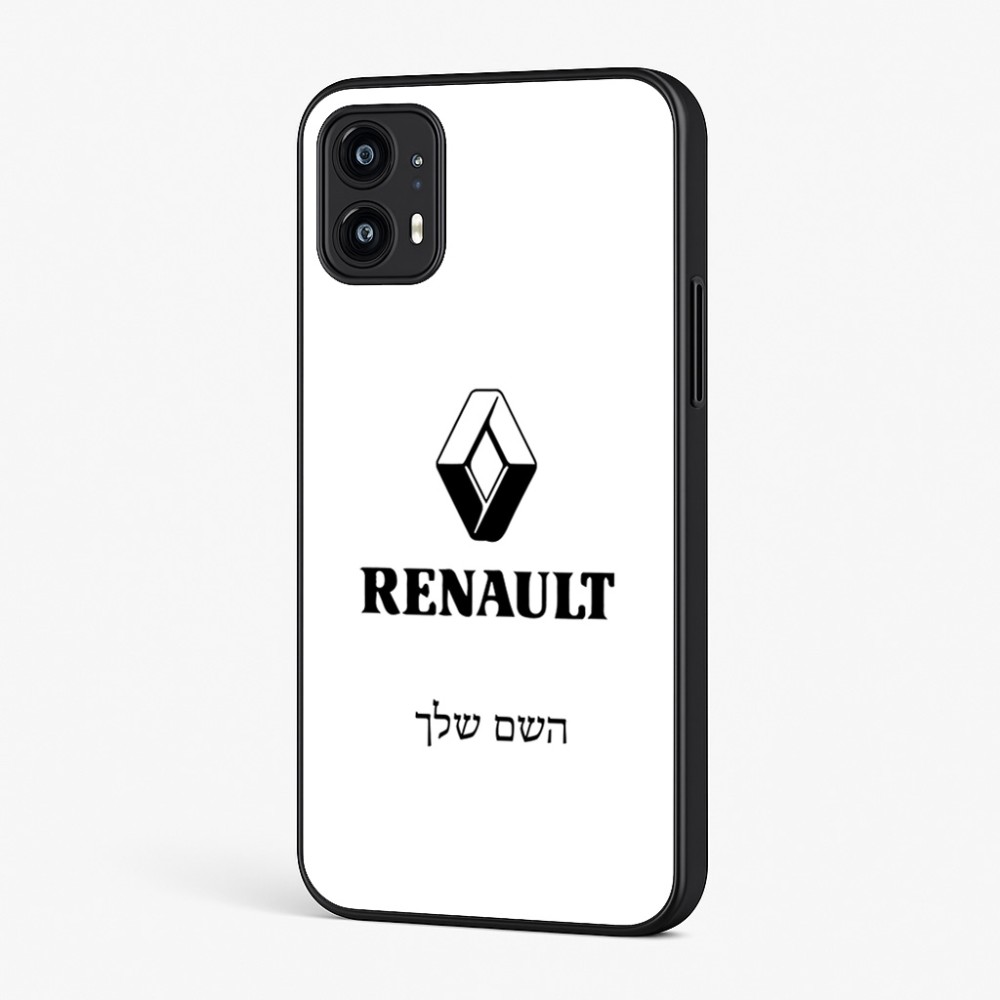 כיסוי בעיצוב אישי עם השם שלך לדגם - Motorola Moto G45 5G בעיצוב רנו