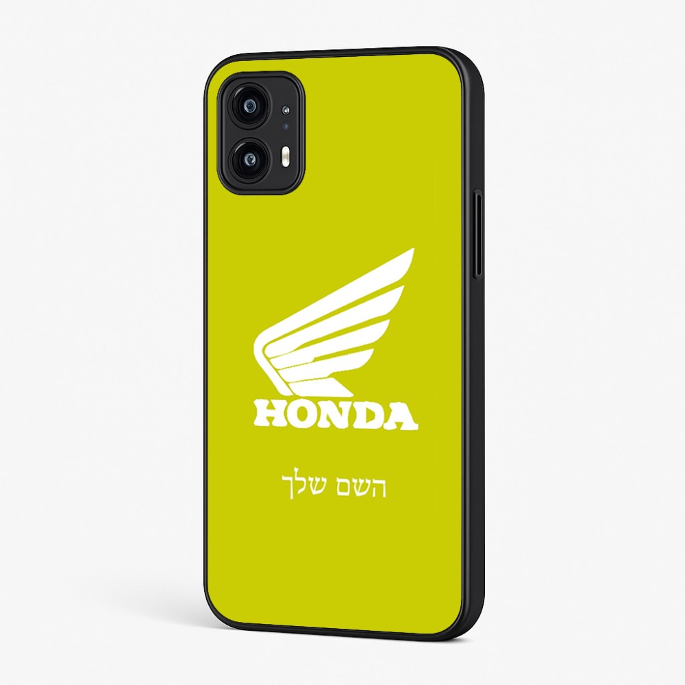 כיסוי בעיצוב אישי עם השם שלך לדגם - Motorola Moto G45 5G בעיצוב הונדה