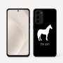 כיסוי בעיצוב אישי עם השם שלך לדגם - Motorola Moto G45 5G בעיצוב סוס