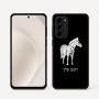 כיסוי בעיצוב אישי עם השם שלך לדגם - Motorola Moto G45 5G בעיצוב זברה
