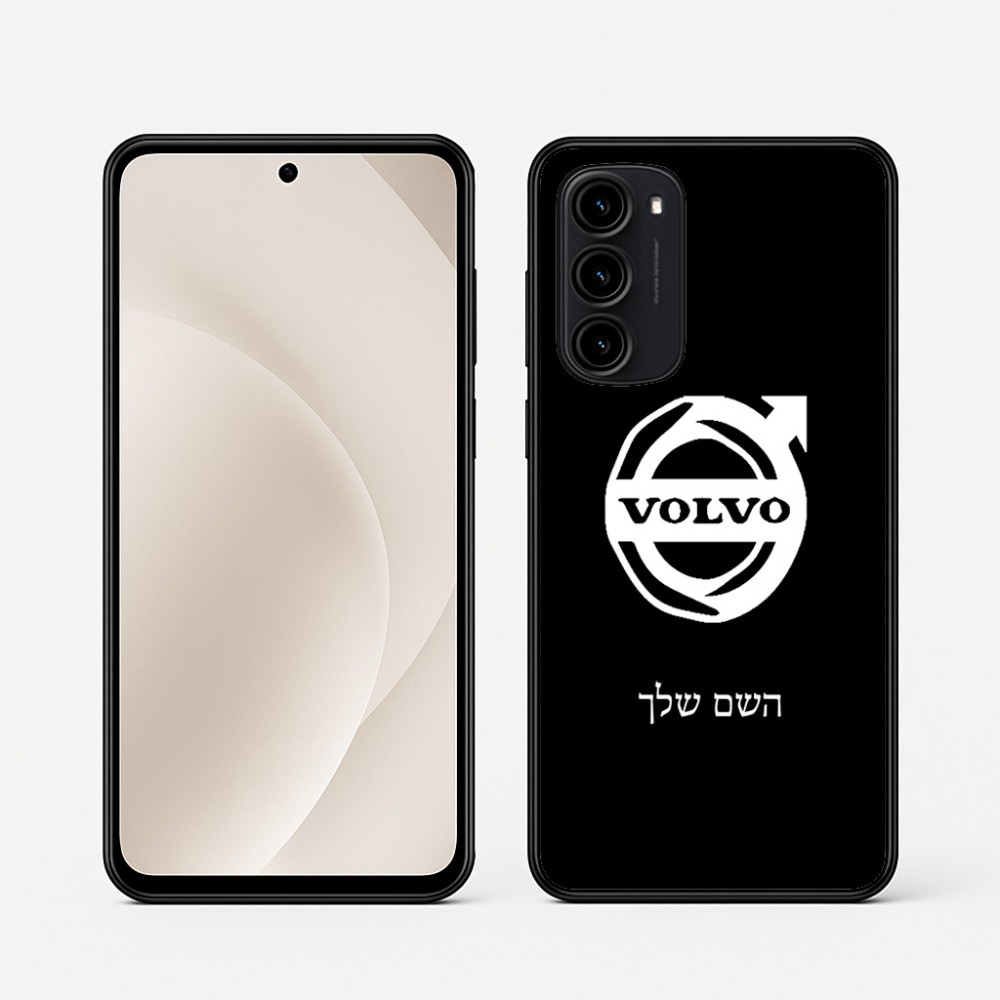 כיסוי בעיצוב אישי עם השם שלך לדגם - Motorola Moto G45 5G בעיצוב וולוו