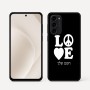 כיסוי בעיצוב אישי עם השם שלך לדגם - Motorola Moto G45 5G בעיצוב אהבה