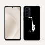 כיסוי בעיצוב אישי עם השם שלך לדגם - Motorola Moto G45 5G בעיצוב סקסופון