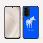 כיסוי בעיצוב אישי עם השם שלך לדגם - Motorola Moto G45 5G בעיצוב זברה