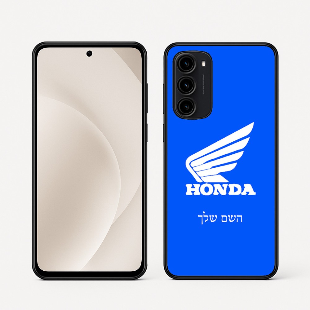 כיסוי בעיצוב אישי עם השם שלך לדגם - Motorola Moto G45 5G בעיצוב הונדה