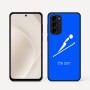 כיסוי בעיצוב אישי עם השם שלך לדגם - Motorola Moto G45 5G בעיצוב קפיצת סקי אולימפית