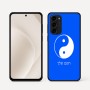 כיסוי בעיצוב אישי עם השם שלך לדגם - Motorola Moto G45 5G בעיצוב סמל יינג יאנג