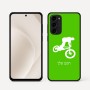 כיסוי בעיצוב אישי עם השם שלך לדגם - Motorola Moto G45 5G בעיצוב רוכב אופניים