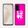 כיסוי בעיצוב אישי עם השם שלך לדגם - Motorola Moto G45 5G בעיצוב אהבה
