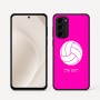 כיסוי בעיצוב אישי עם השם שלך לדגם - Motorola Moto G45 5G בעיצוב כדור כדורעף