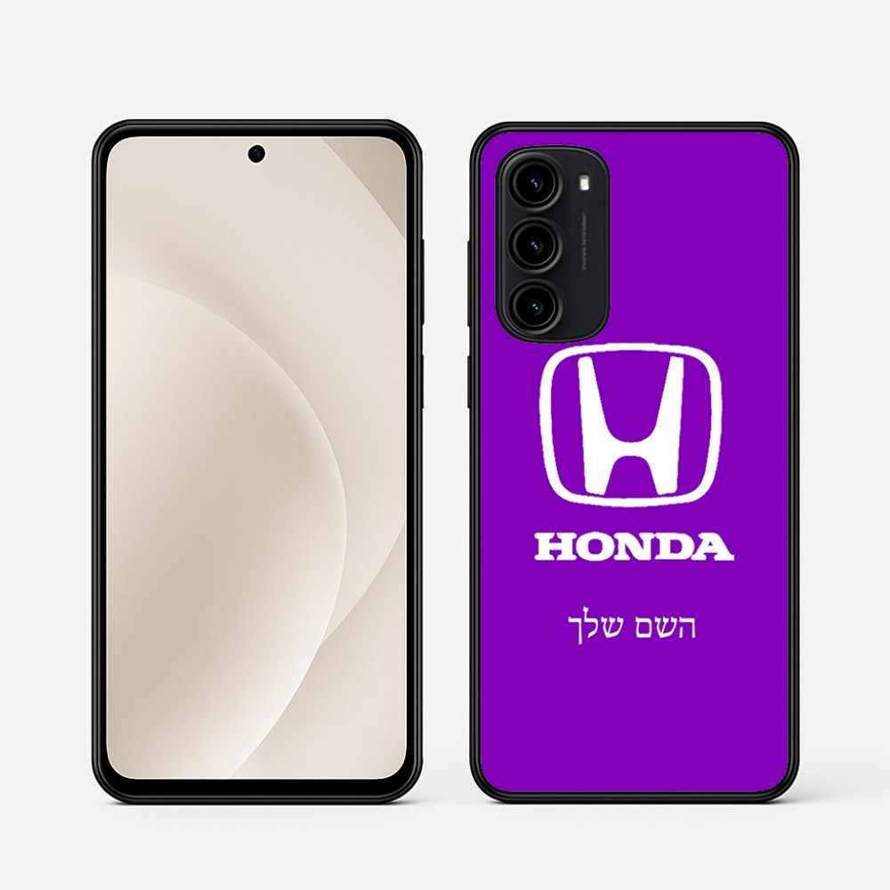 כיסוי בעיצוב אישי עם השם שלך לדגם - Motorola Moto G45 5G בעיצוב הונדה 2