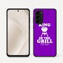 כיסוי בעיצוב אישי עם השם שלך לדגם - Motorola Moto G45 5G בעיצוב מלך הגריל