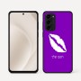 כיסוי בעיצוב אישי עם השם שלך לדגם - Motorola Moto G45 5G בעיצוב שפתיים - נשיקה