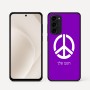 כיסוי בעיצוב אישי עם השם שלך לדגם - Motorola Moto G45 5G בעיצוב סמל השלום