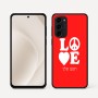 כיסוי בעיצוב אישי עם השם שלך לדגם - Motorola Moto G45 5G בעיצוב אהבה