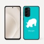 כיסוי בעיצוב אישי עם השם שלך לדגם - Motorola Moto G45 5G בעיצוב קרנף