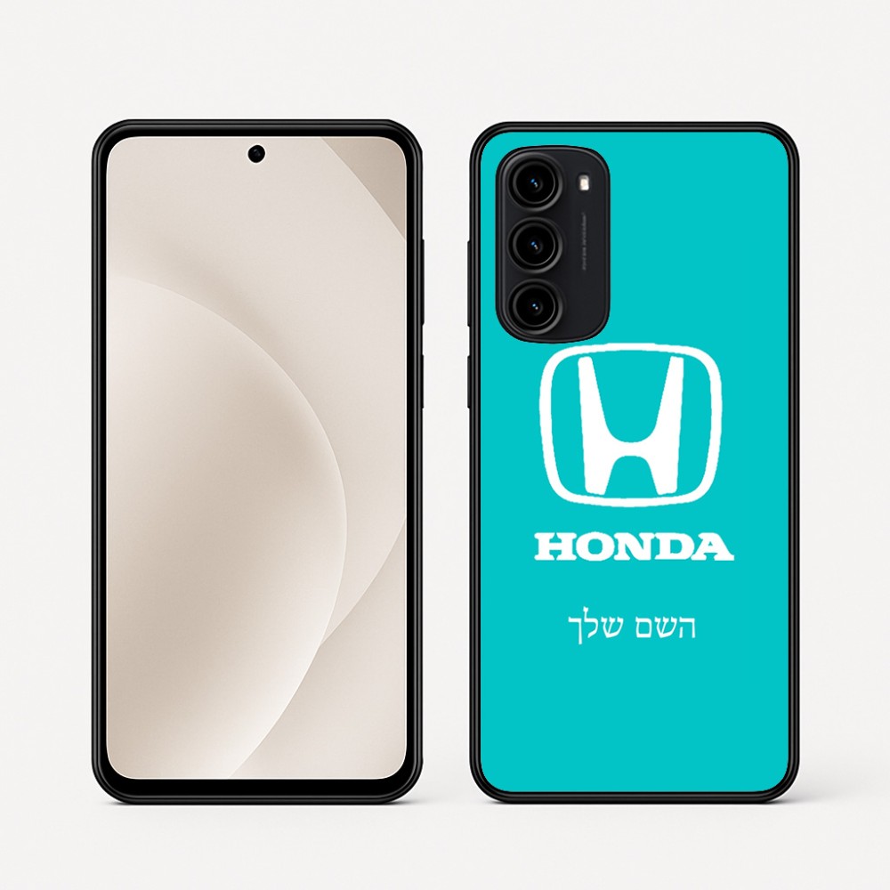 כיסוי בעיצוב אישי עם השם שלך לדגם - Motorola Moto G45 5G בעיצוב הונדה 2