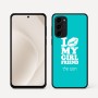 כיסוי בעיצוב אישי עם השם שלך לדגם - Motorola Moto G45 5G בעיצוב לנשק את החברה שלי