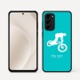 כיסוי בעיצוב אישי עם השם שלך לדגם - Motorola Moto G45 5G בעיצוב רוכב אופניים