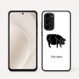 כיסוי בעיצוב אישי עם השם שלך לדגם - Motorola Moto G45 5G בעיצוב חזיר