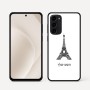 כיסוי בעיצוב אישי עם השם שלך לדגם - Motorola Moto G45 5G בעיצוב מגדל אייפל