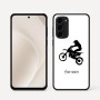 כיסוי בעיצוב אישי עם השם שלך לדגם - Motorola Moto G45 5G בעיצוב מוטוקרוס