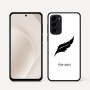 כיסוי בעיצוב אישי עם השם שלך לדגם - Motorola Moto G45 5G בעיצוב נוצת נוצה