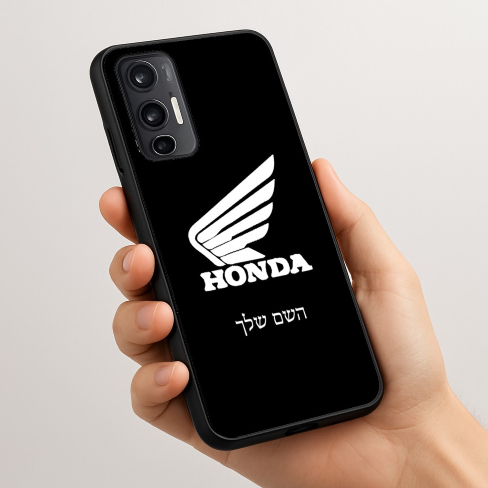 כיסוי בעיצוב אישי עם השם שלך לדגם - Motorola Moto G45 5G בעיצוב הונדה