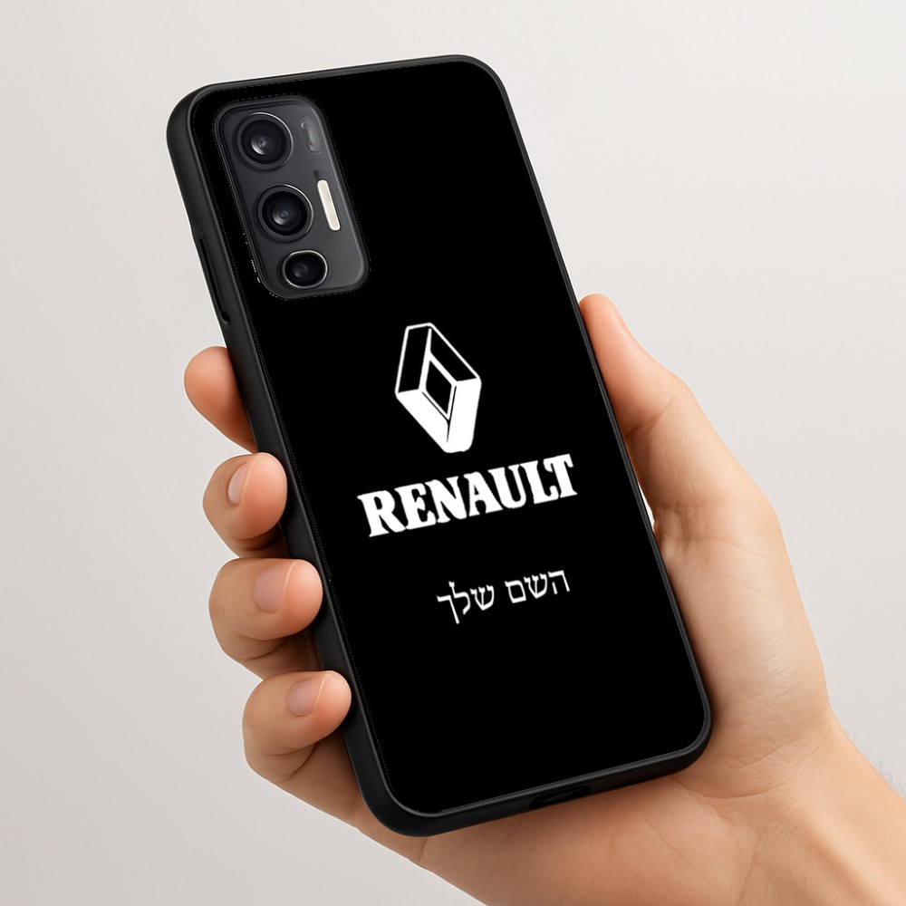 כיסוי בעיצוב אישי עם השם שלך לדגם - Motorola Moto G45 5G בעיצוב רנו