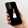כיסוי בעיצוב אישי עם השם שלך לדגם - Motorola Moto G45 5G בעיצוב גיטרה