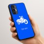 כיסוי בעיצוב אישי עם השם שלך לדגם - Motorola Moto G45 5G בעיצוב הארלי-דיווידסון