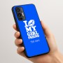 כיסוי בעיצוב אישי עם השם שלך לדגם - Motorola Moto G45 5G בעיצוב לנשק את החברה שלי