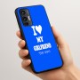 כיסוי בעיצוב אישי עם השם שלך לדגם - Motorola Moto G45 5G בעיצוב אוהב את החברה שלי