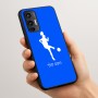 כיסוי בעיצוב אישי עם השם שלך לדגם - Motorola Moto G45 5G בעיצוב שחקנית כדורגל - אישה