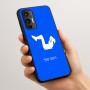 כיסוי בעיצוב אישי עם השם שלך לדגם - Motorola Moto G45 5G בעיצוב אישה מתאמנת